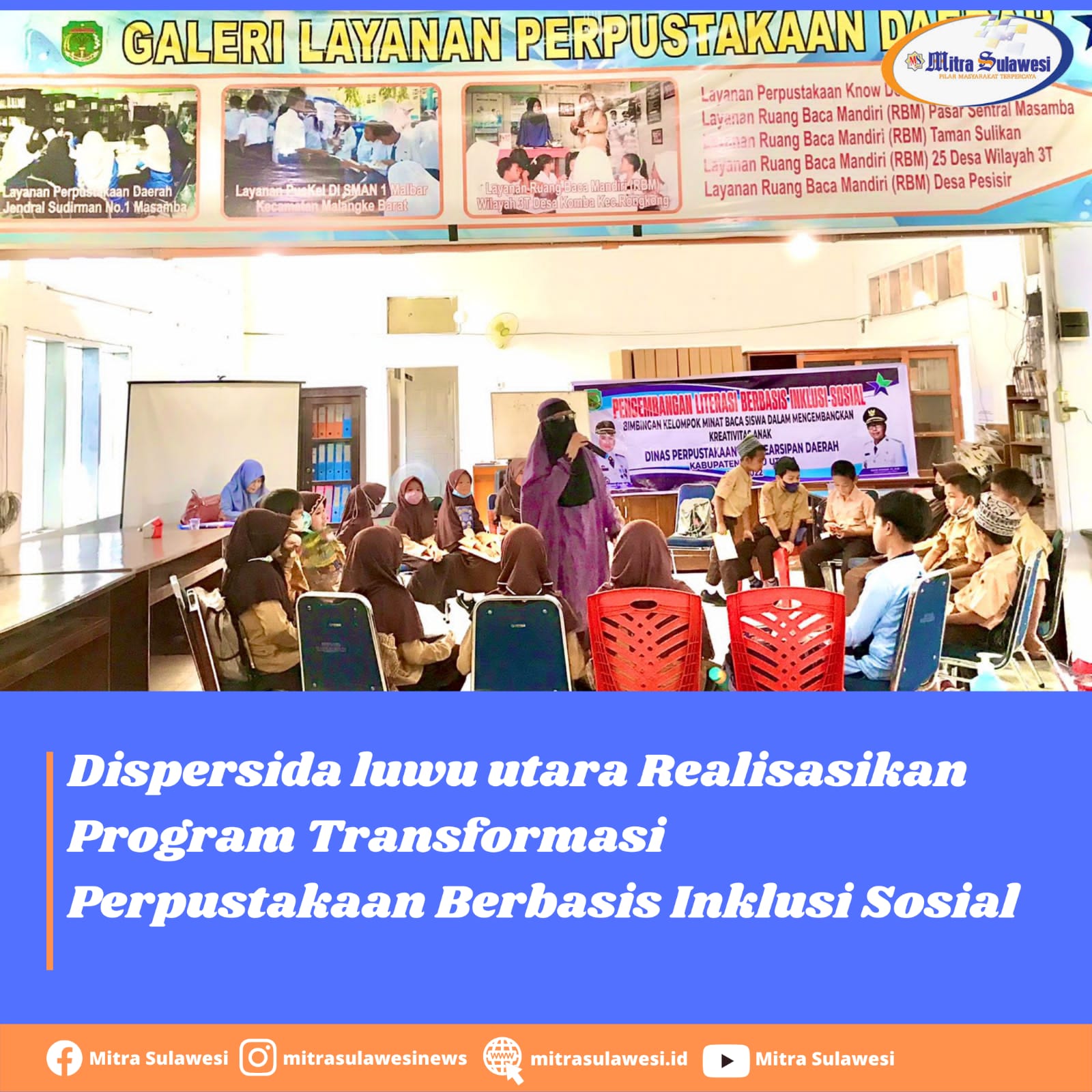 Dispersida Luwu Utara Realisasikan Program Transformasi Perpustakaan