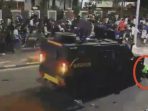 Viral, Driver Ojek Online Terlindas Mobil Barracuda Saat Aksi Demo di DPR RI